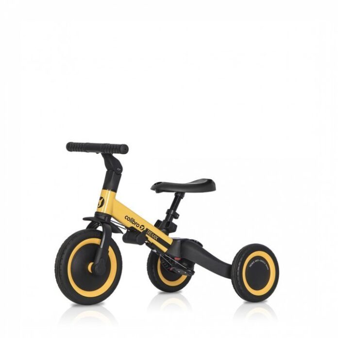 Tricicleta pentru copii Colibro Tremix Up Banana Ride On 5 in 1 transformabila, cu maner, scaun reglabil pe inaltime, maner detasabil Tricicleta pentru copii Colibro Tremix Up Banana Ride On 5 in 1 transformabila, cu maner, scaun reglabil pe inaltime, maner detasabil