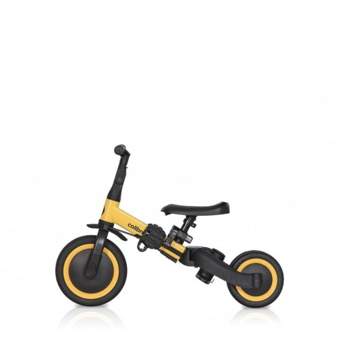 Tricicleta pentru copii Colibro Tremix Up Banana Ride On 5 in 1 transformabila, cu maner, scaun reglabil pe inaltime, maner detasabil Tricicleta pentru copii Colibro Tremix Up Banana Ride On 5 in 1 transformabila, cu maner, scaun reglabil pe inaltime, maner detasabil