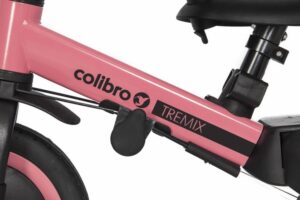 Tricicleta pentru copii Colibro Tremix Up Rose Ride On 5 in 1 transformabila, cu maner, scaun reglabil pe inaltime, maner detasabil Tricicleta pentru copii Colibro Tremix Up Rose Ride On 5 in 1 transformabila, cu maner, scaun reglabil pe inaltime, maner detasabil