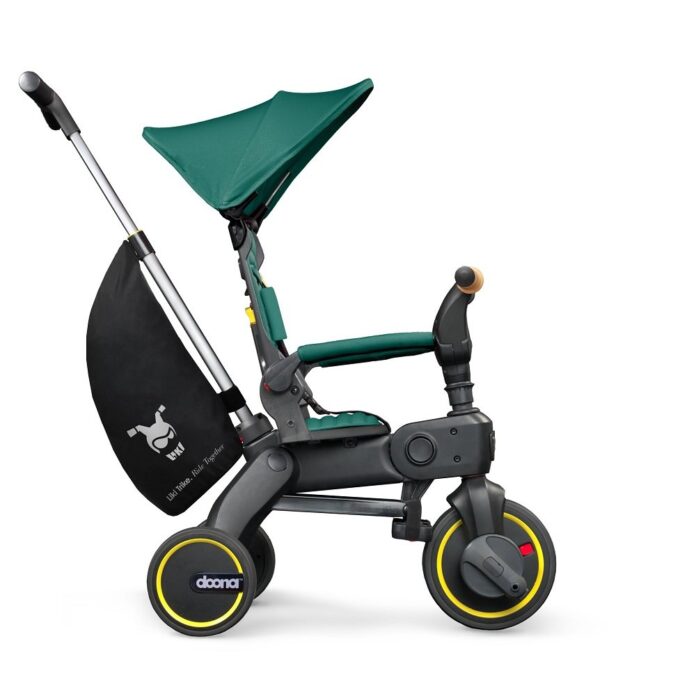 Tricicleta pentru copii Doona Liki Trike S5 Ocean Blue de la 10 luni, ultrapliabila, spatar reglabil multiple pozitii, roti de calitate superioara, geanta transport Tricicleta pentru copii Doona Liki Trike S5 Ocean Blue de la 10 luni, ultrapliabila, spatar reglabil multiple pozitii, roti de calitate superioara, geanta transport