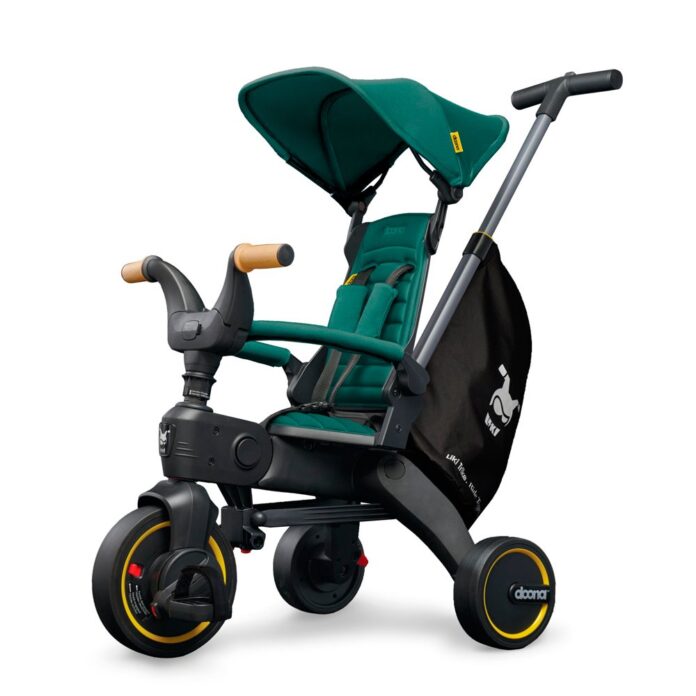 Tricicleta pentru copii Doona Liki Trike S5 Ocean Blue de la 10 luni, ultrapliabila, spatar reglabil multiple pozitii, roti de calitate superioara, geanta transport Tricicleta pentru copii Doona Liki Trike S5 Ocean Blue de la 10 luni, ultrapliabila, spatar reglabil multiple pozitii, roti de calitate superioara, geanta transport