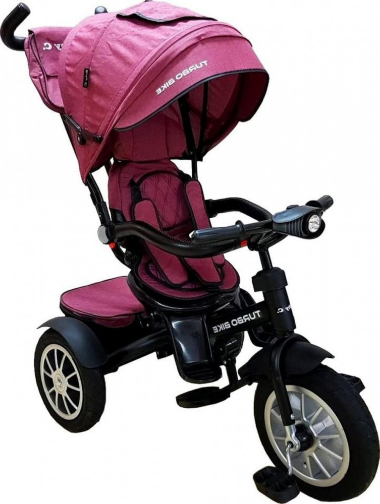 Tricicleta pentru copii Baby Care Turbo Bike Fucsia cu Far luminos, Roti din cauciuc, Pozitie somn, Pedale si maner pentru parinti, Scaun reversibil cu invartire 360 grade , Cadru metalic, Dimensiuni 110X45X90 cm Tricicleta pentru copii Baby Care Turbo Bike Fucsia cu Far luminos, Roti din cauciuc, Pozitie somn, Pedale si maner pentru parinti, Scaun reversibil cu invartire 360 grade , Cadru metalic, Dimensiuni 110X45X90 cm