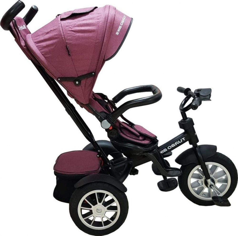 Tricicleta pentru copii Baby Care Turbo Bike Fucsia cu Far luminos, Roti din cauciuc, Pozitie somn, Pedale si maner pentru parinti, Scaun reversibil cu invartire 360 grade , Cadru metalic, Dimensiuni 110X45X90 cm Tricicleta pentru copii Baby Care Turbo Bike Fucsia cu Far luminos, Roti din cauciuc, Pozitie somn, Pedale si maner pentru parinti, Scaun reversibil cu invartire 360 grade , Cadru metalic, Dimensiuni 110X45X90 cm