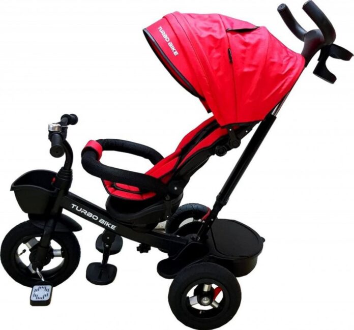 Tricicleta pentru copii Baby Care Turbo Bike Turquoise cu copertina, roti din cauciuc, pozitie somn, maner pentru parinti, scaun reversibil cu invartire 360 grade, cadru metalic, dimensiuni 110x45x90 cm Tricicleta pentru copii Baby Care Turbo Bike Turquoise cu copertina, roti din cauciuc, pozitie somn, maner pentru parinti, scaun reversibil cu invartire 360 grade, cadru metalic, dimensiuni 110x45x90 cm
