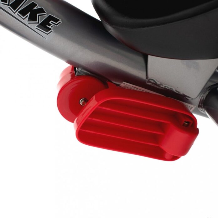 Tricicleta pentru copii Baby Mix Lux Trike Red, cu lumini LED,panou cu muzica si sunete,spatar reglabil in 3 pozitii,suport pentru picioare pliabil,maner parental cu control al directiei,roti din spuma EVA,cos pentru cumparaturi si copertina