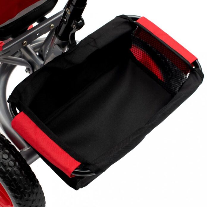 Tricicleta pentru copii Baby Mix Lux Trike Red, cu lumini LED,panou cu muzica si sunete,spatar reglabil in 3 pozitii,suport pentru picioare pliabil,maner parental cu control al directiei,roti din spuma EVA,cos pentru cumparaturi si copertina Tricicleta pentru copii Baby Mix Lux Trike Red, cu lumini LED,panou cu muzica si sunete,spatar reglabil in 3 pozitii,suport pentru picioare pliabil,maner parental cu control al directiei,roti din spuma EVA,cos pentru cumparaturi si copertina