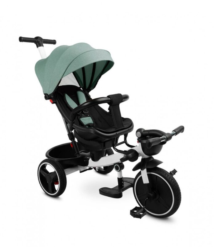 Tricicleta pentru copii Toyz Dash Grey cu maner parental, scaun reversibil si spatar reglabil cu pozitie de somn, suport picioare, frana si copertina,pana la 25 kg Tricicleta pentru copii Toyz Dash Grey cu maner parental, scaun reversibil si spatar reglabil cu pozitie de somn, suport picioare, frana si copertina,pana la 25 kg