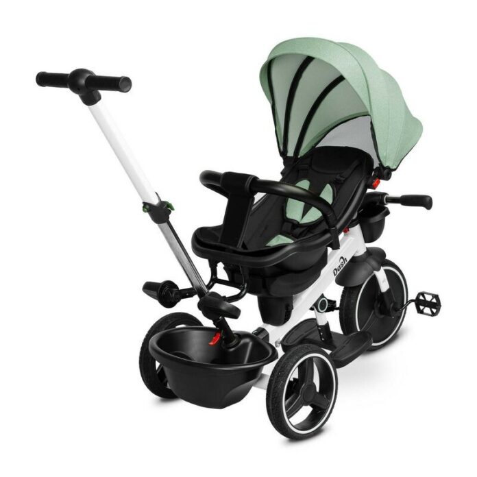 Tricicleta pentru copii Toyz Dash Grey cu maner parental, scaun reversibil si spatar reglabil cu pozitie de somn, suport picioare, frana si copertina,pana la 25 kg Tricicleta pentru copii Toyz Dash Grey cu maner parental, scaun reversibil si spatar reglabil cu pozitie de somn, suport picioare, frana si copertina,pana la 25 kg