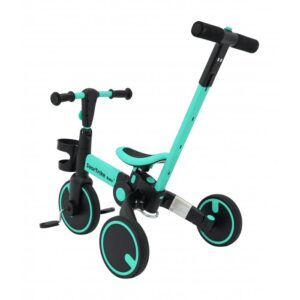 Tricicleta pentru copii SporTrike Roz 3 in 1 cu pedale, roti din cauciuc, scaun reglabil in 2 trepte, suport pahar, maner reglabil pe inaltime si detasabil Tricicleta pentru copii SporTrike Roz 3 in 1 cu pedale, roti din cauciuc, scaun reglabil in 2 trepte, suport pahar, maner reglabil pe inaltime si detasabil