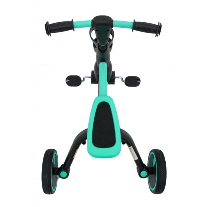 Tricicleta pentru copii SporTrike Roz 3 in 1 cu pedale, roti din cauciuc, scaun reglabil in 2 trepte, suport pahar, maner reglabil pe inaltime si detasabil