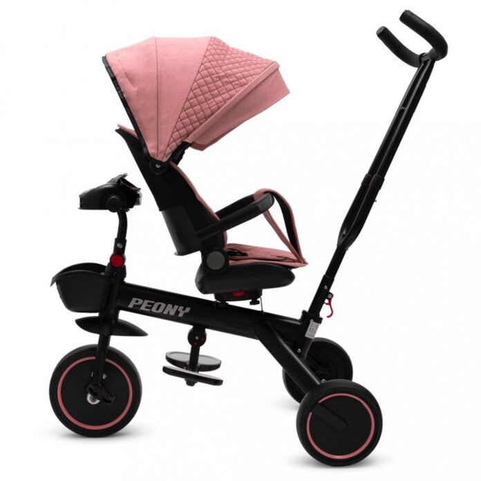 Tricicleta pentru copii Baby Mix Peony Pink cu scaun rotativ 360,roti EVA cu frana,spatar reglabil,maner parental cu control al directiei,suport picioare pliabil,copertina reglabila ,panou cu muzica,lumini,ghidon pliabil Tricicleta pentru copii Baby Mix Peony Pink cu scaun rotativ 360,roti EVA cu frana,spatar reglabil,maner parental cu control al directiei,suport picioare pliabil,copertina reglabila ,panou cu muzica,lumini,ghidon pliabil