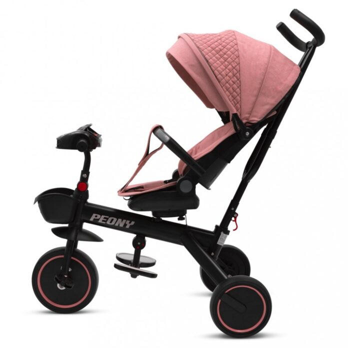 Tricicleta pentru copii Baby Mix Peony Pink cu scaun rotativ 360,roti EVA cu frana,spatar reglabil,maner parental cu control al directiei,suport picioare pliabil,copertina reglabila ,panou cu muzica,lumini,ghidon pliabil Tricicleta pentru copii Baby Mix Peony Pink cu scaun rotativ 360,roti EVA cu frana,spatar reglabil,maner parental cu control al directiei,suport picioare pliabil,copertina reglabila ,panou cu muzica,lumini,ghidon pliabil