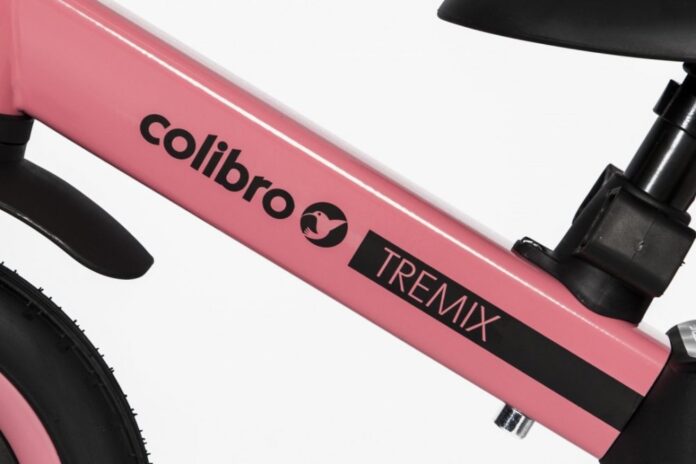 Tricicleta pentru copii Colibro Tremix Rose transformabila, 4 in 1, Ride On cu scaun reglabil, roti din cauciuc pana la 25 kg