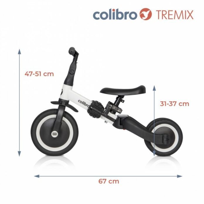 Tricicleta pentru copii Colibro Tremix banana Ride On transformabila 4 in 1, cu scaun reglabil, roti din cauciuc pana la 25 kg Tricicleta pentru copii Colibro Tremix banana Ride On transformabila 4 in 1, cu scaun reglabil, roti din cauciuc pana la 25 kg