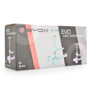 Trotineta 2in1 pentru copii Byox Evo Pink de la 18 luni, cu scaunel pliabil, roti ABEC-5 din PU cu lumini LED, Ghidon cu inaltime reglabila 63-75 cm si frana spate Trotineta 2in1 pentru copii Byox Evo Pink de la 18 luni, cu scaunel pliabil, roti ABEC-5 din PU cu lumini LED, Ghidon cu inaltime reglabila 63-75 cm si frana spate