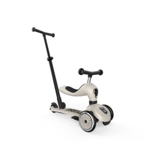 Trotineta copii cu sezut si maner, transformabila 3 in 1, Highwaykick 1 Push and Go Ash, 1-5 ani, pana la 50 kg, Scoot Ride Trotineta copii cu sezut si maner, transformabila 3 in 1, Highwaykick 1 Push and Go Ash, 1-5 ani, pana la 50 kg, Scoot Ride