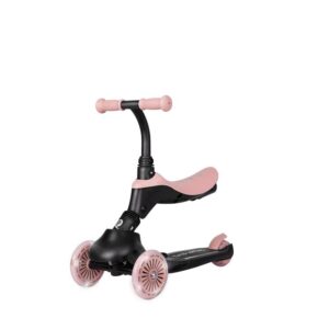 Trotineta pentru copii QPlay Sema EVO Verde 6 in 1 multifunctionala cu scaunel, maner telescopic parental, inaltime ajustabila, cadru din aluminiu, greutate admisa 50 kg Trotineta pentru copii QPlay Sema EVO Verde 6 in 1 multifunctionala cu scaunel, maner telescopic parental, inaltime ajustabila, cadru din aluminiu, greutate admisa 50 kg
