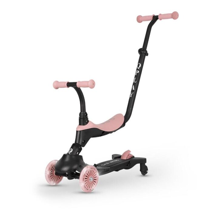 Trotineta pentru copii QPlay Sema EVO Verde 6 in 1 multifunctionala cu scaunel, maner telescopic parental, inaltime ajustabila, cadru din aluminiu, greutate admisa 50 kg Trotineta pentru copii QPlay Sema EVO Verde 6 in 1 multifunctionala cu scaunel, maner telescopic parental, inaltime ajustabila, cadru din aluminiu, greutate admisa 50 kg