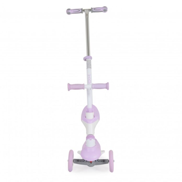 Trotineta multifunctionala pentru copii, evolutiva 3in1 cu scaunel,maner parental,inaltime ghidon reglabila de la 12 luni Tristar Mov