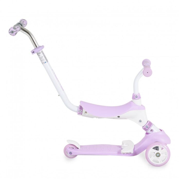 Trotineta multifunctionala pentru copii, evolutiva 3in1 cu scaunel,maner parental,inaltime ghidon reglabila de la 12 luni Tristar Mov Trotineta multifunctionala pentru copii, evolutiva 3in1 cu scaunel,maner parental,inaltime ghidon reglabila de la 12 luni Tristar Mov