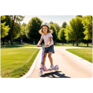 Trotineta pentru copii Ricokids Kodi Princess pliabila, inaltime ghidon reglabila, platforma antiderapanta, roti din PU rezistente, rulmenti ABEC-7, 2 frane de mana si picior, manere ergonomice pliabile si cric Trotineta pentru copii Ricokids Kodi Princess pliabila, inaltime ghidon reglabila, platforma antiderapanta, roti din PU rezistente, rulmenti ABEC-7, 2 frane de mana si picior, manere ergonomice pliabile si cric