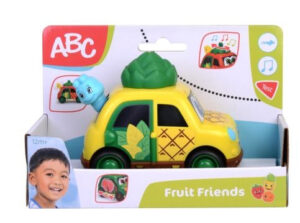 Abc Fruit Friends Masinuta Ananas 12Cm Abc Fruit Friends Masinuta Ananas 12Cm
