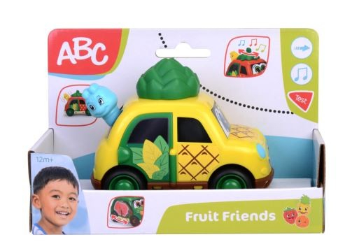 Abc Fruit Friends Masinuta Ananas 12Cm Abc Fruit Friends Masinuta Ananas 12Cm