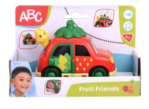 Abc Fruit Friends Masinuta Capsuna 12Cm Abc Fruit Friends Masinuta Capsuna 12Cm