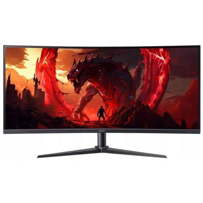 Monitor Gaming VA LED Acer 34inch ED340CURX0BMIIPX, UWQHD (3440 x 1440), HDMI, DisplayPort, Boxe, Ecran curbat, 200 Hz, 1 ms (Negru) Monitor Gaming VA LED Acer 34inch ED340CURX0BMIIPX, UWQHD (3440 x 1440), HDMI, DisplayPort, Boxe, Ecran curbat, 200 Hz, 1 ms (Negru)