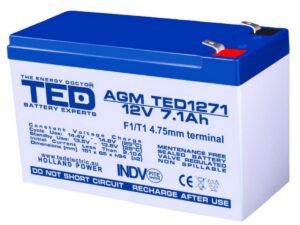 Acumulator centrala de alarma 12V PL7A, ACC7AH Acumulator centrala de alarma 12V PL7A, ACC7AH