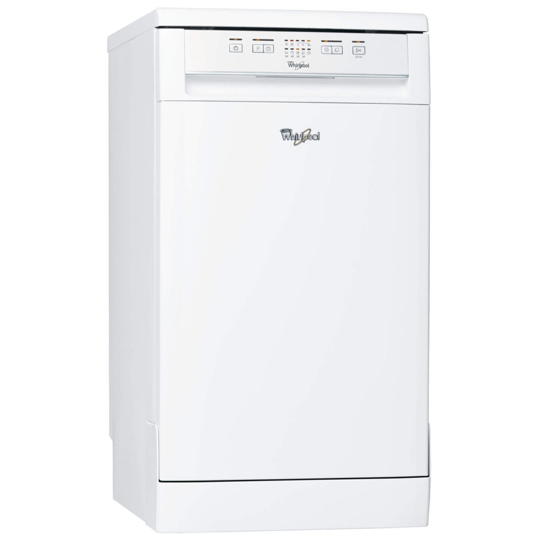 Masina de spalat vase slim Whirlpool ADP 201 WH, 10 seturi, 5 programe, Clasa A+