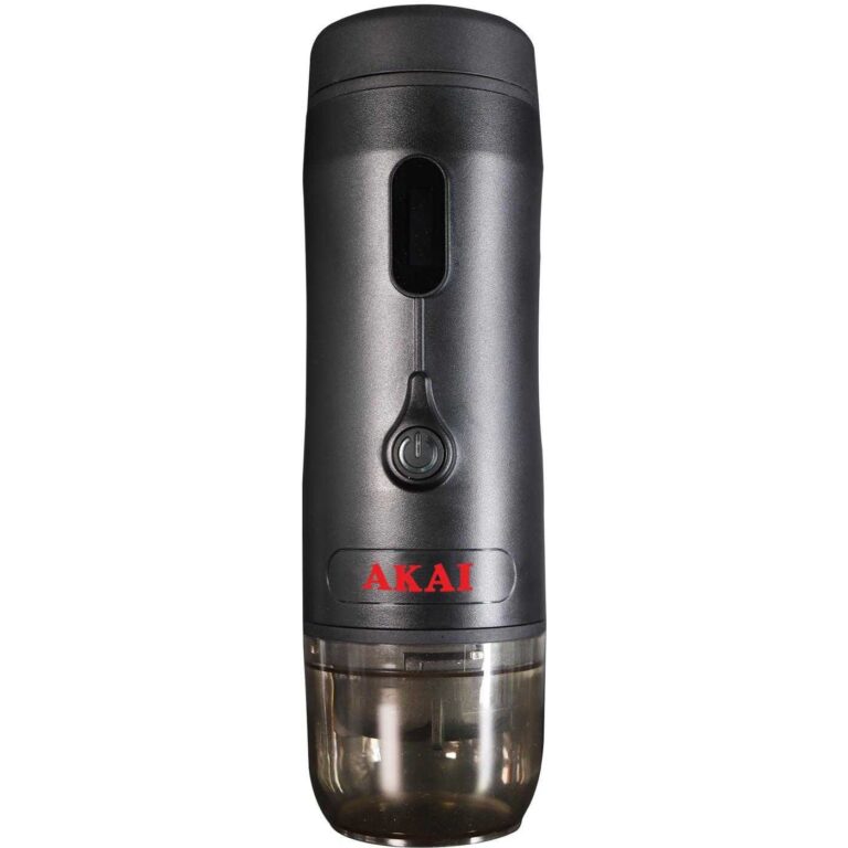 Espressor portabil Akai AESP-312, 75 W, 0.05 L, 18 bar, Negru