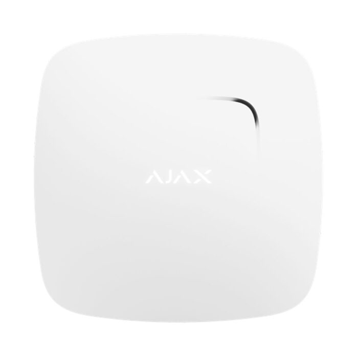 Detector de fum si temperatura wireless Ajax FireProtect WH, fotoelectric, termocuplu, 85 dB Detector de fum si temperatura wireless Ajax FireProtect WH, fotoelectric, termocuplu, 85 dB