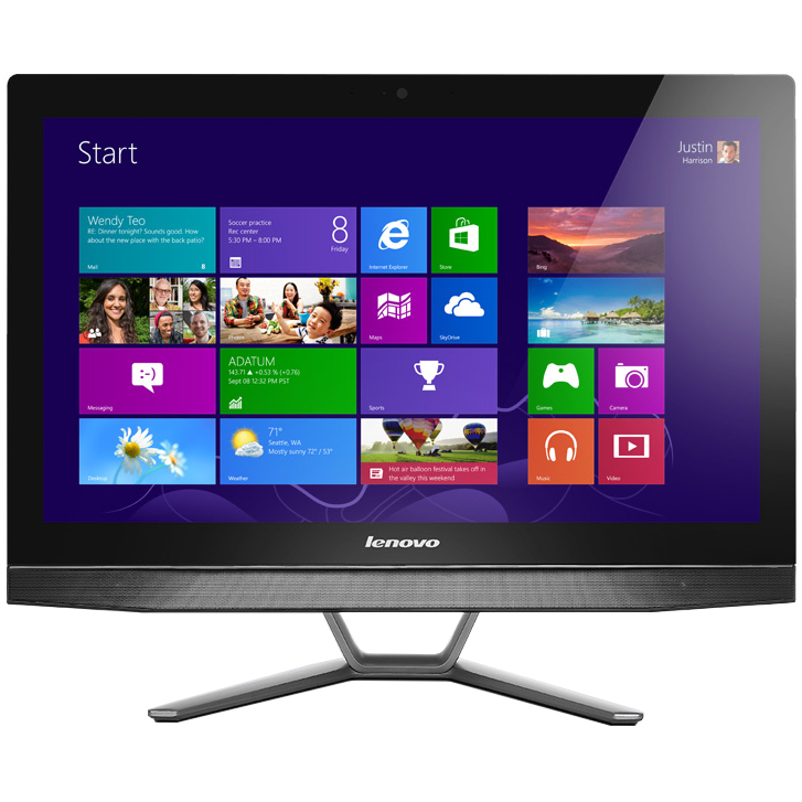 Sistem Desktop PC All-In-One Lenovo IdeaCentre B4030, Intel Core i5, Memorie 8GB, HDD 1TB, nVidia GeForce, Windows 8