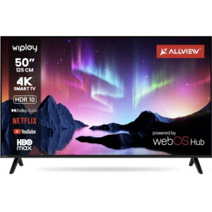 Televizor LED Allview 127 cm (40inch) 50WiPlay6301-U, Ultra HD 4K, Smart TV, WiFi, CI+ Televizor LED Allview 127 cm (40inch) 50WiPlay6301-U, Ultra HD 4K, Smart TV, WiFi, CI+