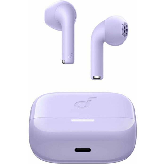 Casti True Wireless Anker Soundcore K20i, Wireless, Bluetooth 5.3, BassUp Tech, Autonomie 36 ore, IPX5 (Violet) Casti True Wireless Anker Soundcore K20i, Wireless, Bluetooth 5.3, BassUp Tech, Autonomie 36 ore, IPX5 (Violet)