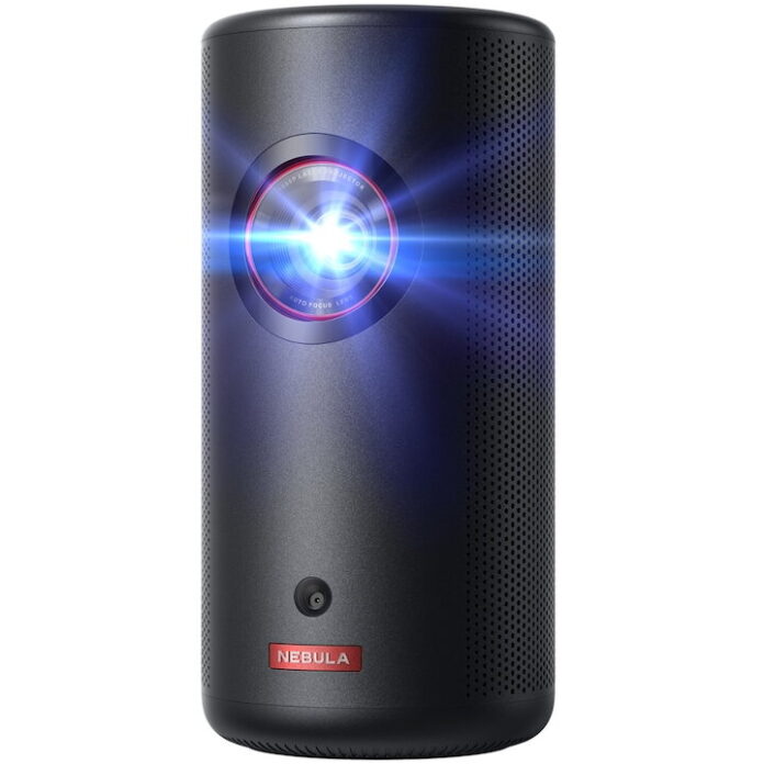 Videoproiector portabil Anker Nebula Capsule 3 Laser GTV, 1080p, 300 ANSI-Lumen, Dolby Digital, Android TV 11.0 (Negru) Videoproiector portabil Anker Nebula Capsule 3 Laser GTV, 1080p, 300 ANSI-Lumen, Dolby Digital, Android TV 11.0 (Negru)