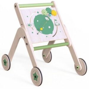 Antepremergator din lemn cu masuta de activitati 2 in 1 MamaToyz Antepremergator din lemn cu masuta de activitati 2 in 1 MamaToyz