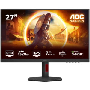 Monitor Gaming Fast IPS LED AOC 27inch Q27G4SRU, QHD (2560 x 1440), HDMI, DisplayPort, 320 Hz, 1 ms (Negru) Monitor Gaming Fast IPS LED AOC 27inch Q27G4SRU, QHD (2560 x 1440), HDMI, DisplayPort, 320 Hz, 1 ms (Negru)