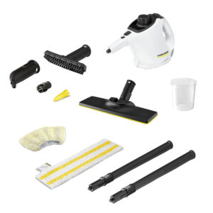 Aparat de curatat cu abur Karcher SC 1 EasyFix, 1200 W, 0.2 l, 3 bar, Alb/Negru Aparat de curatat cu abur Karcher SC 1 EasyFix, 1200 W, 0.2 l, 3 bar, Alb/Negru