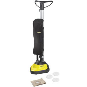 Aparat de lustruit podele Karcher FP 303, 600 W, 1000 RPM, Sac textil, 3 pad-uri polisare, Galben/Negru Aparat de lustruit podele Karcher FP 303, 600 W, 1000 RPM, Sac textil, 3 pad-uri polisare, Galben/Negru