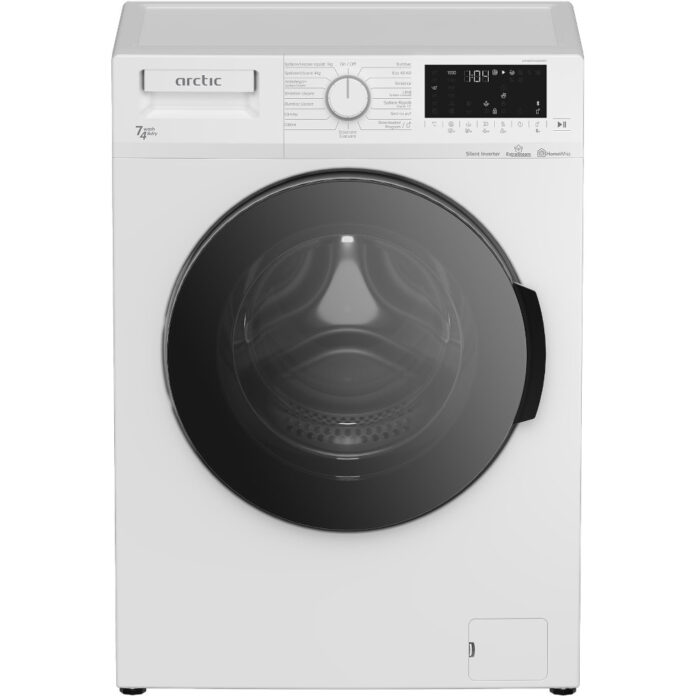 Masina de spalat rufe cu uscator Arctic APLWD741262WST, 1200 RPM, Spalare 7 kg, Uscare 4 kg, Bluetooth, Clasa D Masina de spalat rufe cu uscator Arctic APLWD741262WST, 1200 RPM, Spalare 7 kg, Uscare 4 kg, Bluetooth, Clasa D