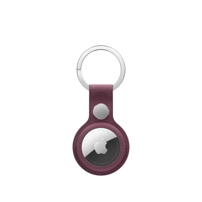 Apple AirTag FineWoven Key Ring, Mulberry Apple AirTag FineWoven Key Ring, Mulberry