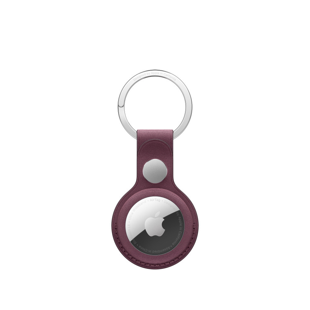 Apple AirTag FineWoven Key Ring, Mulberry Apple AirTag FineWoven Key Ring, Mulberry
