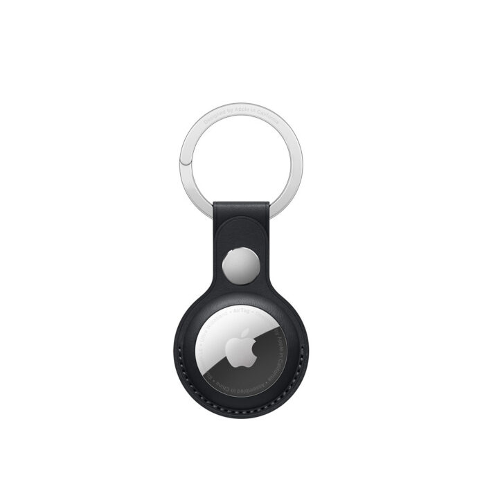 Apple AirTag Leather Key Ring, Midnight Apple AirTag Leather Key Ring, Midnight