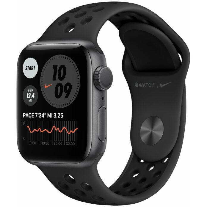 Apple Watch Nike Series SE (v2) GPS, 40mm, Space Grey Aluminium Case, Anthracite/Black Nike Sport Band Apple Watch Nike Series SE (v2) GPS, 40mm, Space Grey Aluminium Case, Anthracite/Black Nike Sport Band