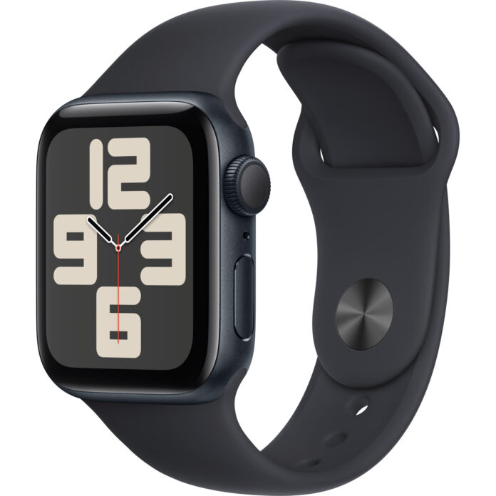Apple Watch SE2 2023, GPS, 40 mm, Midnight Aluminium Case, Midnight Sport Band, M/L