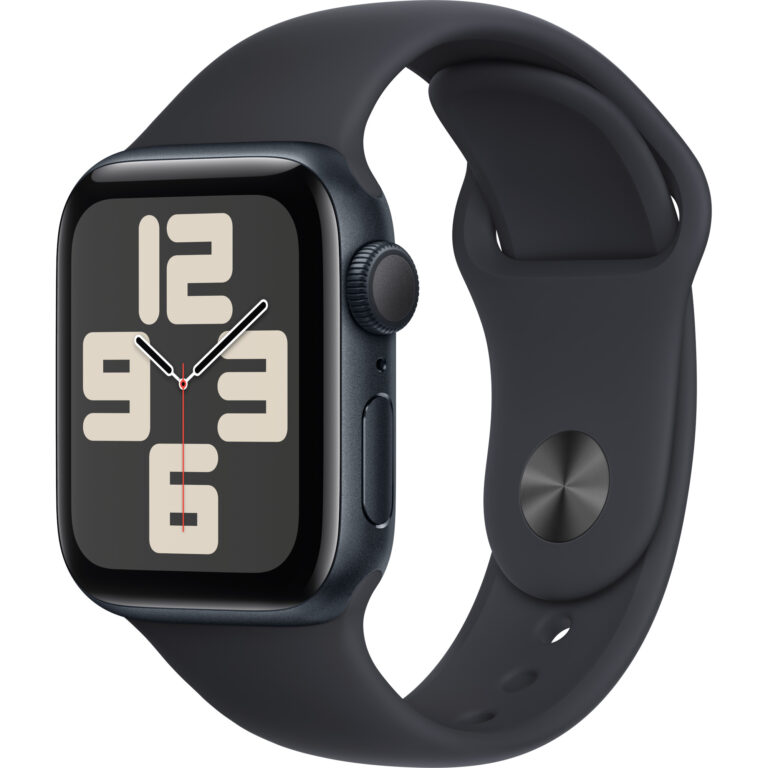 Apple Watch SE2 2023, GPS, 40 mm, Midnight Aluminium Case, Midnight Sport Band, M/L