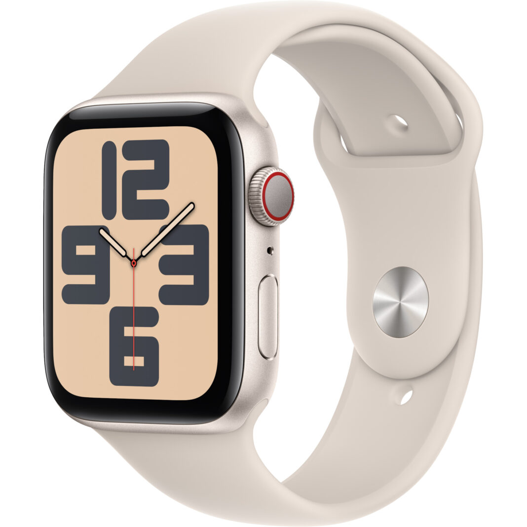 Apple Watch SE2 2023, GPS, Cellular, 44 mm, Starlight Aluminium Case, Starlight Sport Band, M/L Apple Watch SE2 2023, GPS, Cellular, 44 mm, Starlight Aluminium Case, Starlight Sport Band, M/L