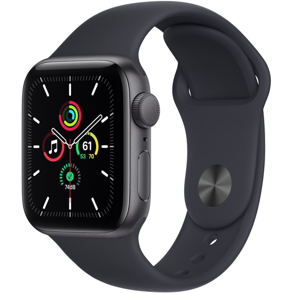 Apple Watch Series SE 2 GPS + Cellular, 40mm, Space Grey Aluminium Case, Midnight Sport Band Apple Watch Series SE 2 GPS + Cellular, 40mm, Space Grey Aluminium Case, Midnight Sport Band